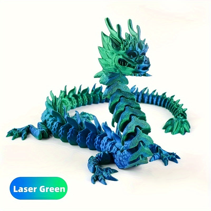 3D Printed Articulated Crystal Dragons