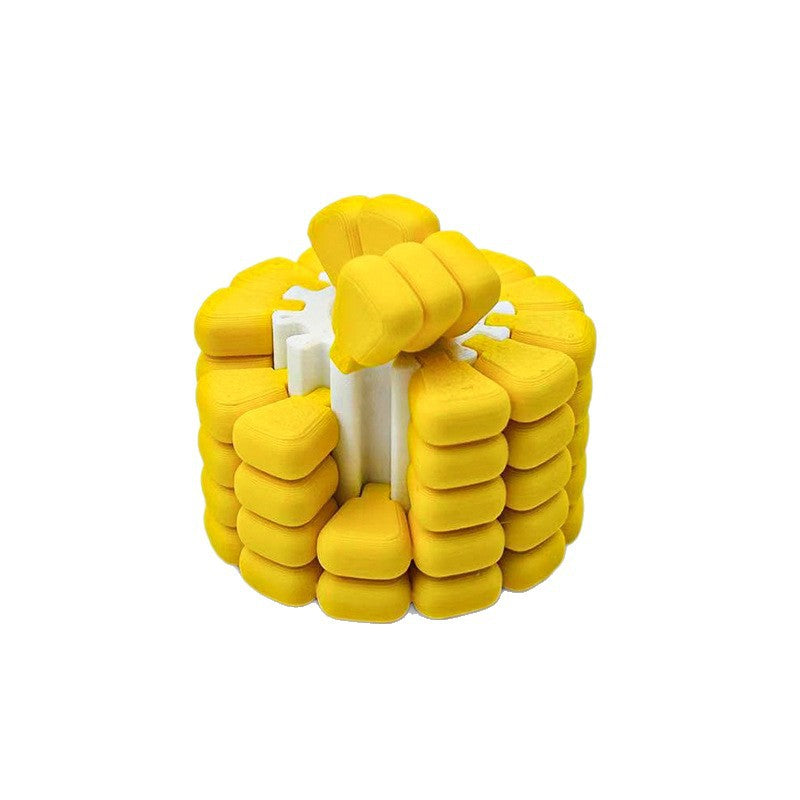 3D Printed Corn Puzzle Ornaments
