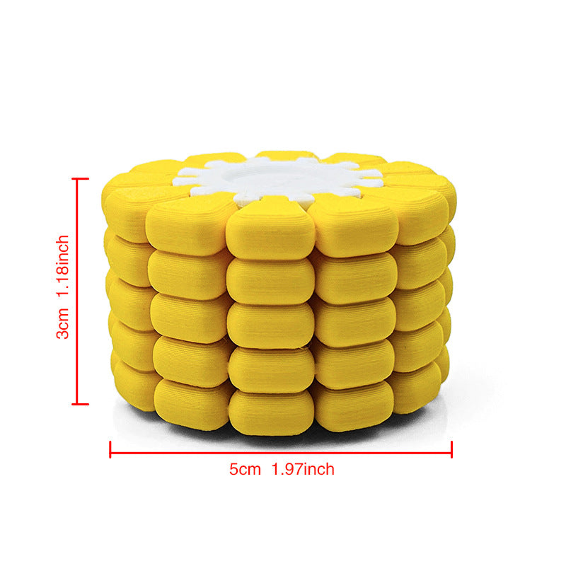 3D Printed Corn Puzzle Ornaments