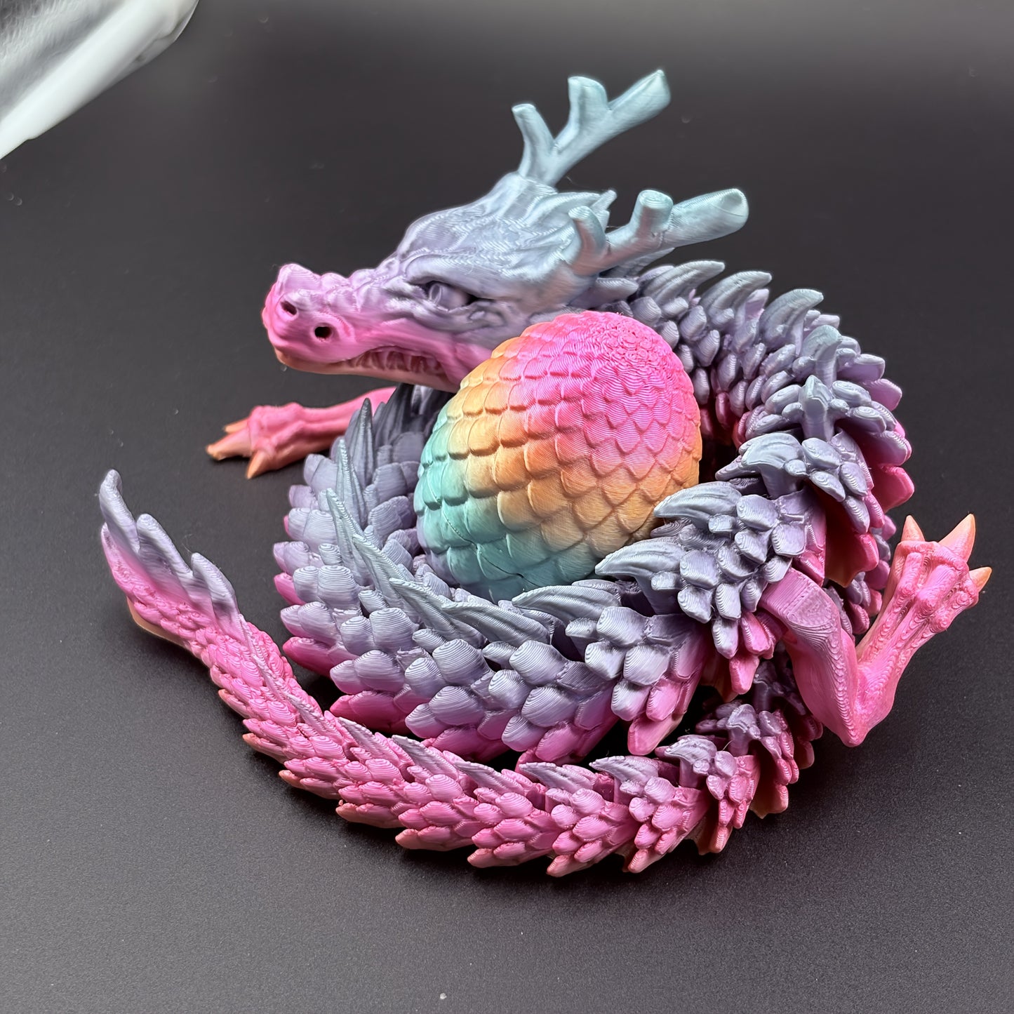 3D Printed Dragon And Egg