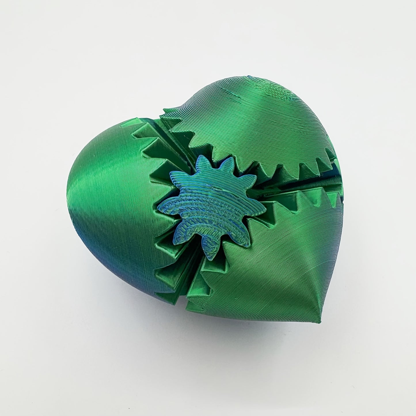 3D Printed Gradient Heart Gear Ball