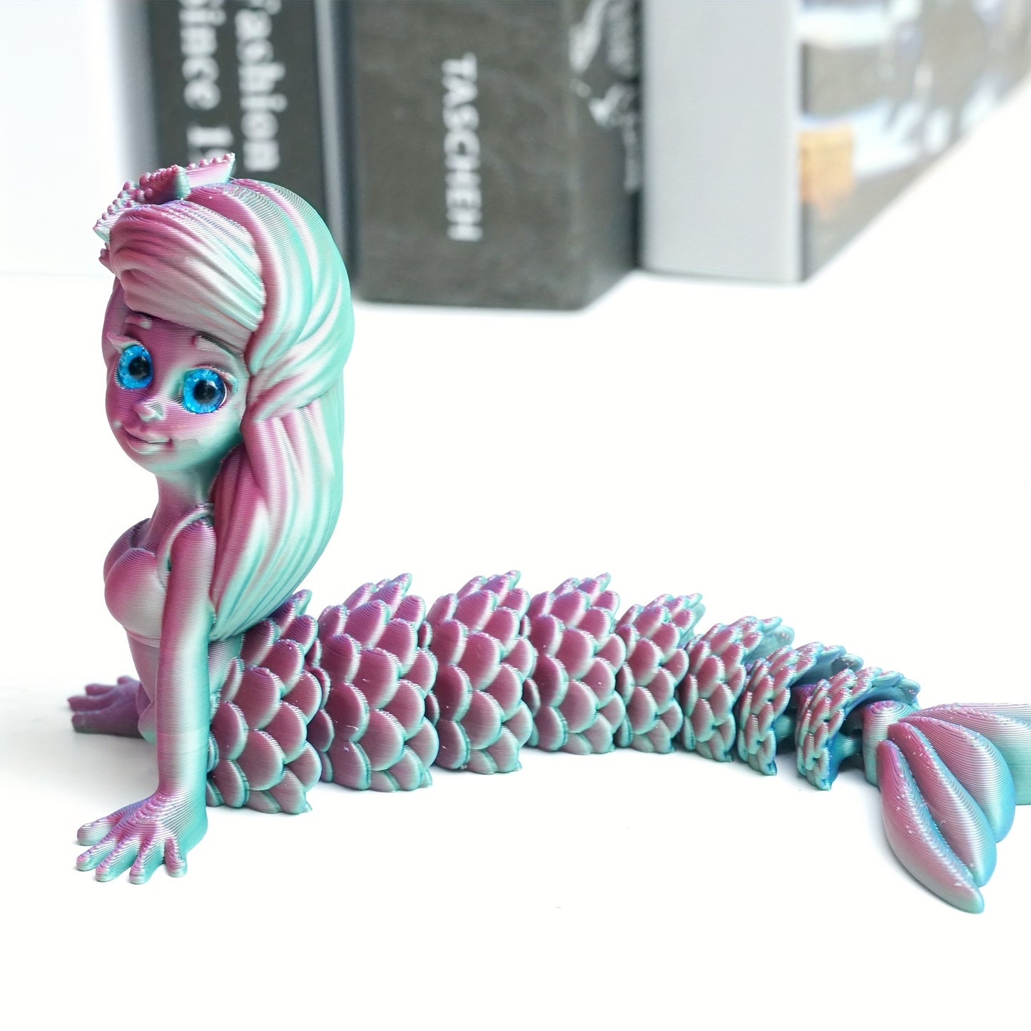 3D Printed Poseable Mermaid Toy