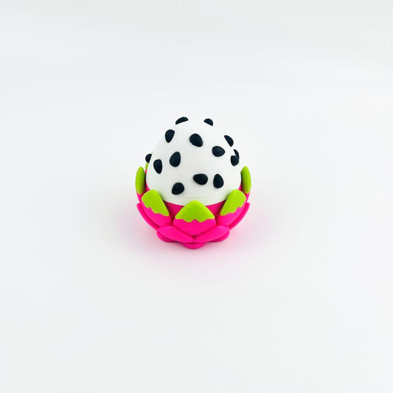 3D Printed Simulated Dragon Fruit Dragon Egg