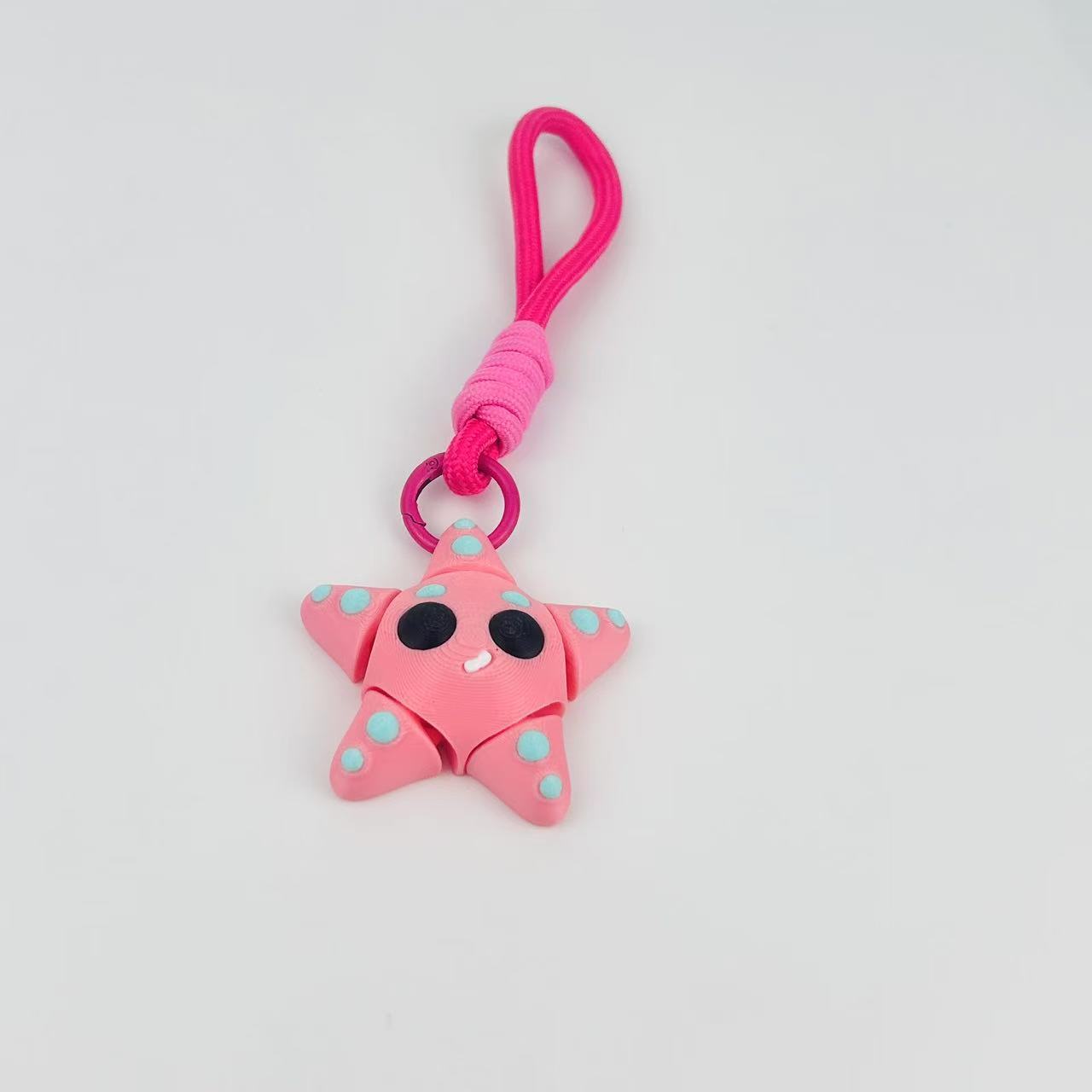 3D Printed Starfish Keychain