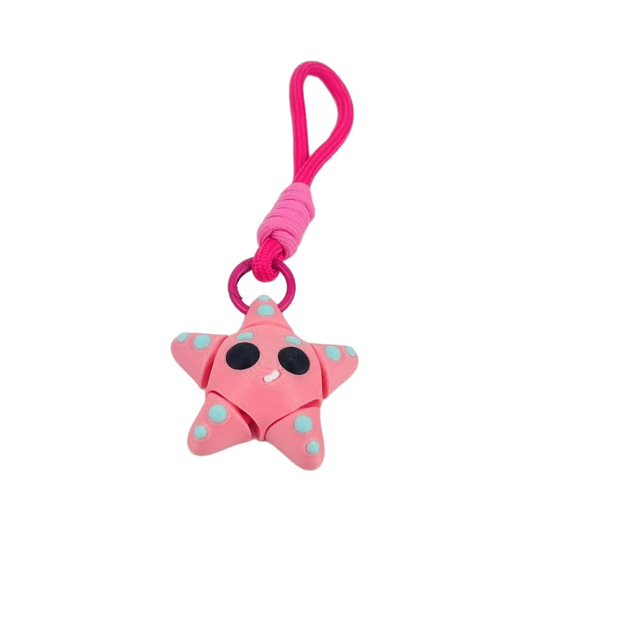 3D Printed Starfish Keychain