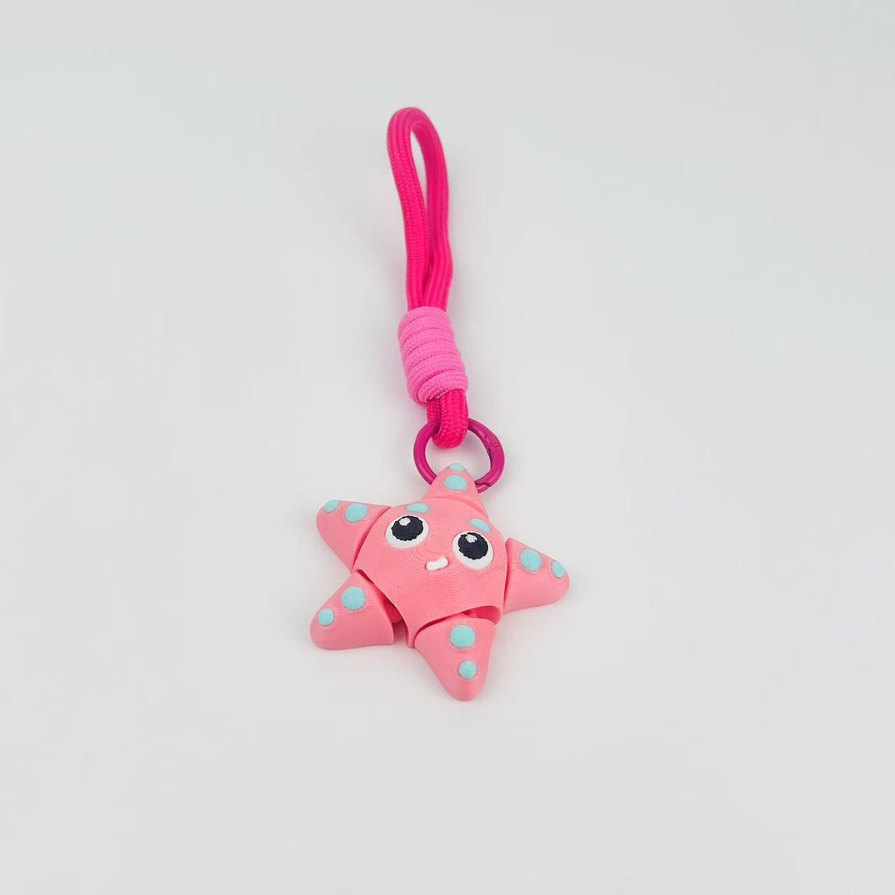 3D Printed Starfish Keychain