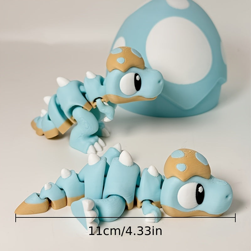 Charming 3D Printed Dinosaur Statues