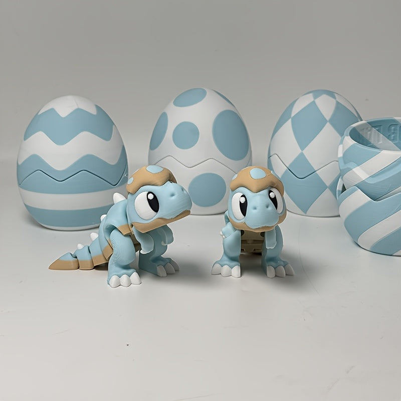 Charming 3D Printed Dinosaur Statues