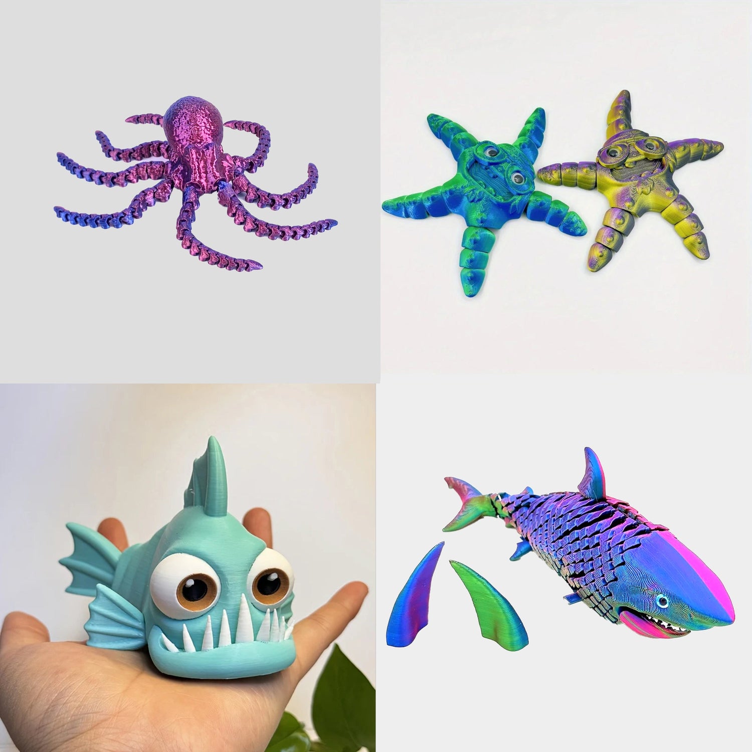 3D Printed Ocean Animals