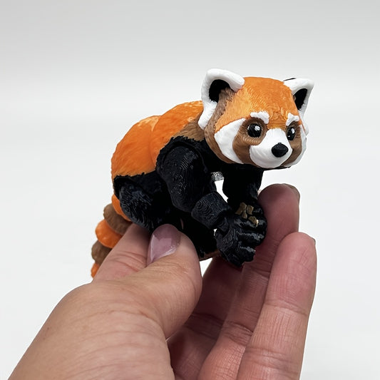 3D Printed Adorable Red Panda Figurines