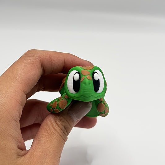 3D Printed Big Eye Turtle Statue