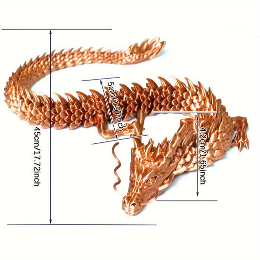 3D Printed Chinese Mythical Dragon Figures