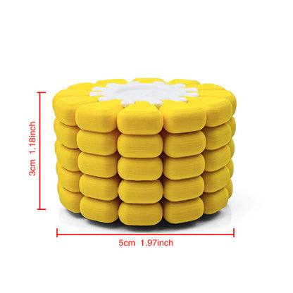 3D Printed Corn Puzzle Ornaments