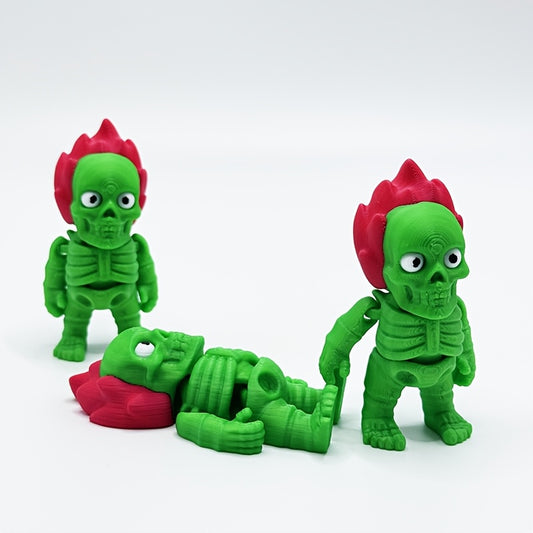 3D Printed Creative Skeleton Car Decorations