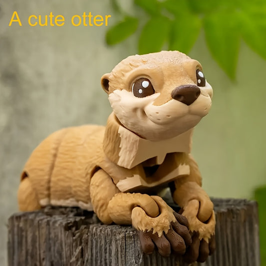 3D Printed Cute Otter Statue