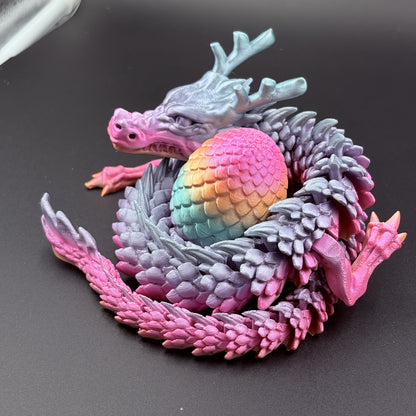 3D Printed Dragon And Egg