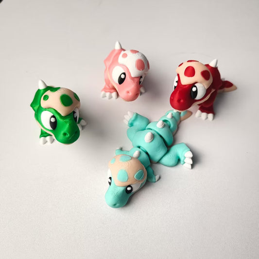 3D Printed Eggshell Dinosaur