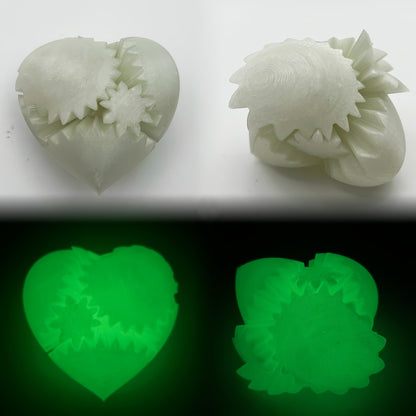 3D Printed Gradient Heart Gear Ball