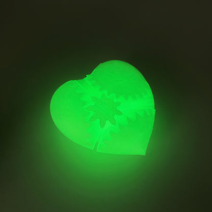 3D Printed Gradient Heart Gear Ball