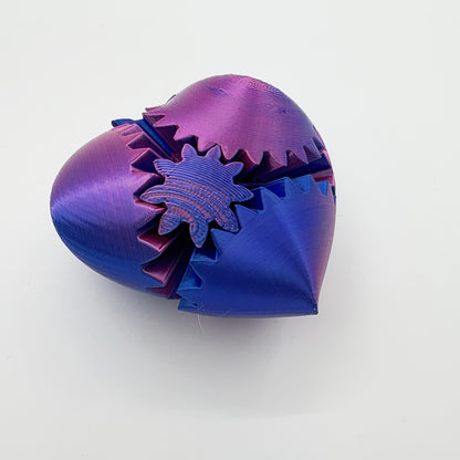 3D Printed Gradient Heart Gear Ball