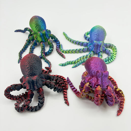 3D Printed Gradient Octopus