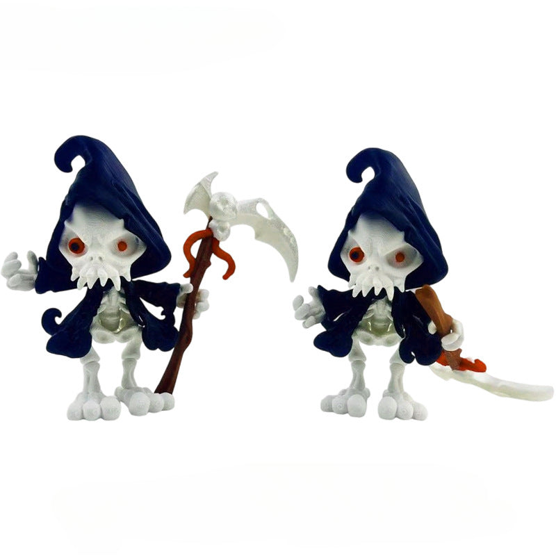 3D Printed Grim Reaper Figurines