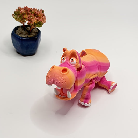 3D Printed Hippo Statue
