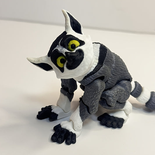 3D Printed Lemur Statue