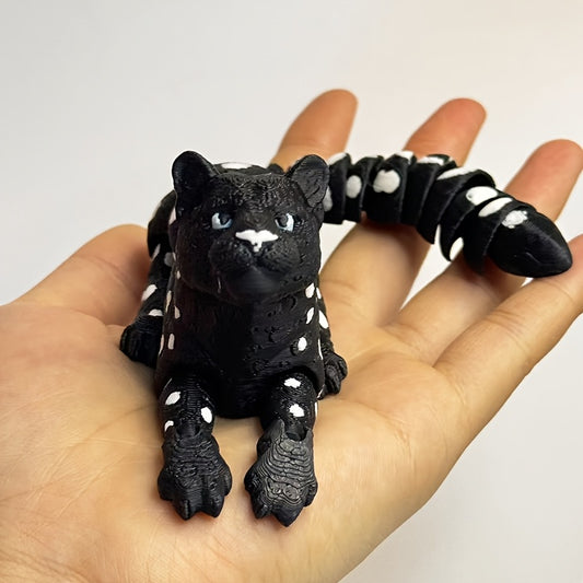 3D Printed Leopard Statue