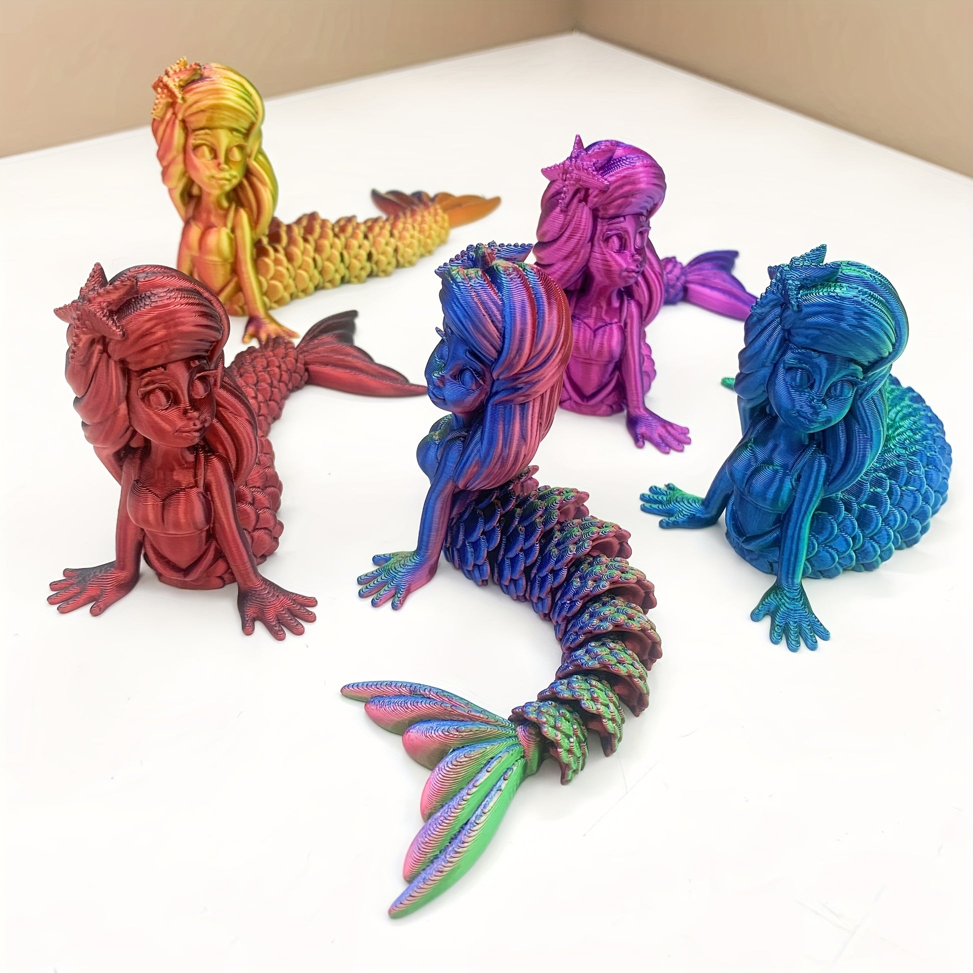 3D Printed Mermaid Sculptures