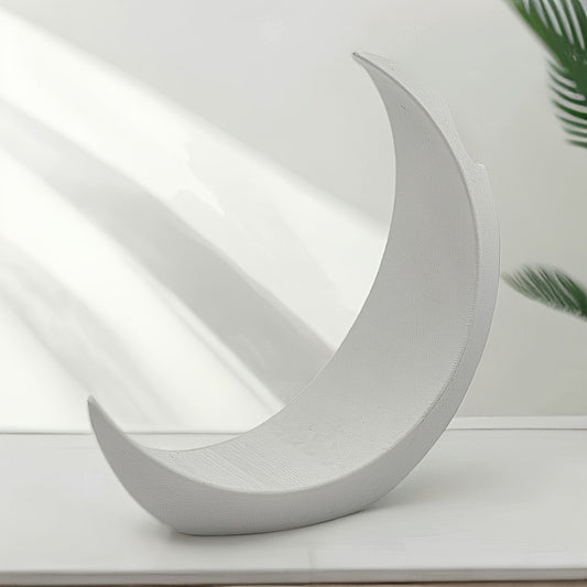 3D Printed Moon-Shaped Vase