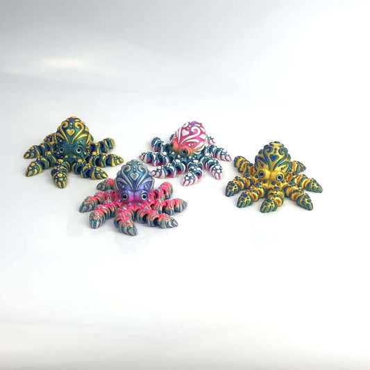 3D Printed Octopus Ornament