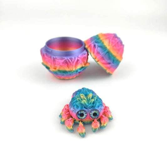 3D Printed Rose Spider Egg Set