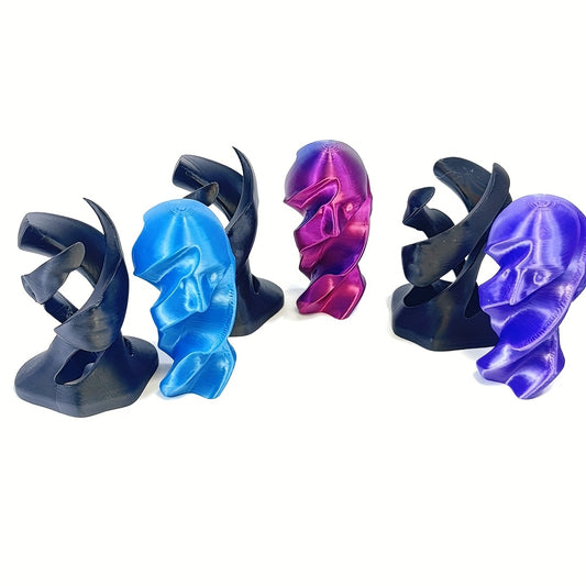 3D Printed Spiral Heads Sculpture