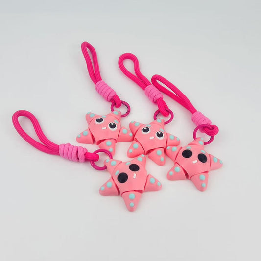 3D Printed Starfish Keychain