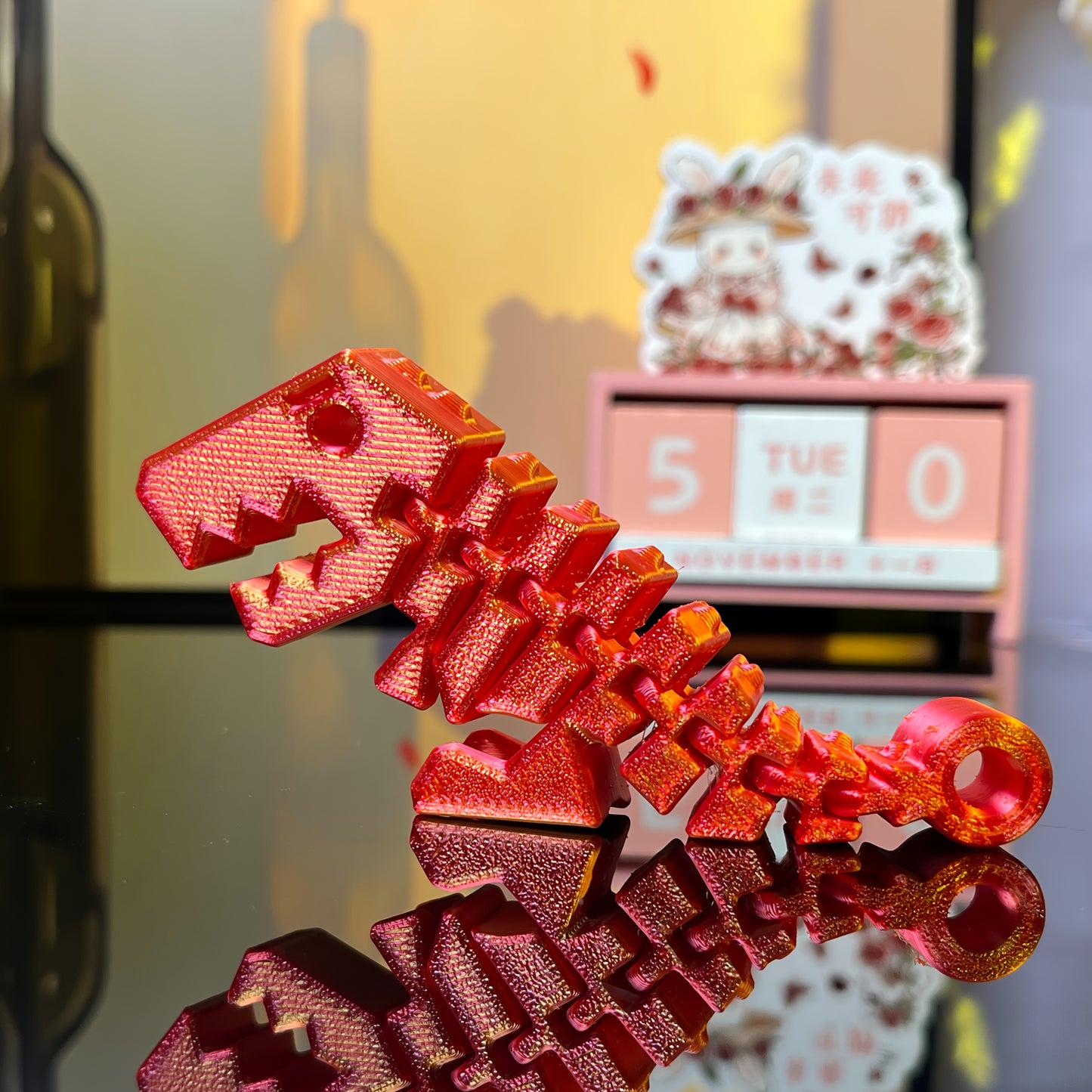 3D Printed Tyrannosaurus Rex Statue