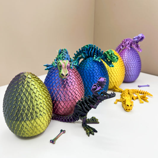 3D Printed Tyrannosaurus Rex and Egg