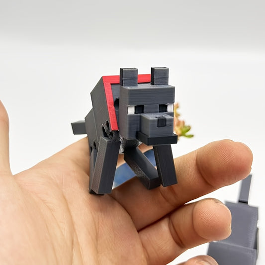 Creative 3D Printed Pixel Dog