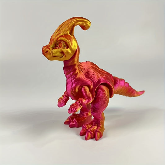 Vibrant 3D Printed Dragon Statue